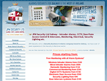 Tablet Screenshot of jpmsecurity.ie